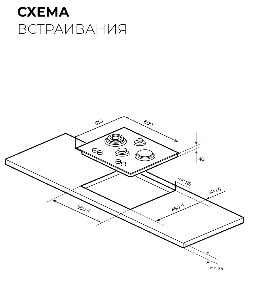 Схема встраивания