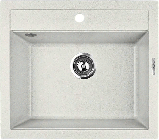 Фото товара: LAVA Q.2 LATTE, мойка, гранит, белый