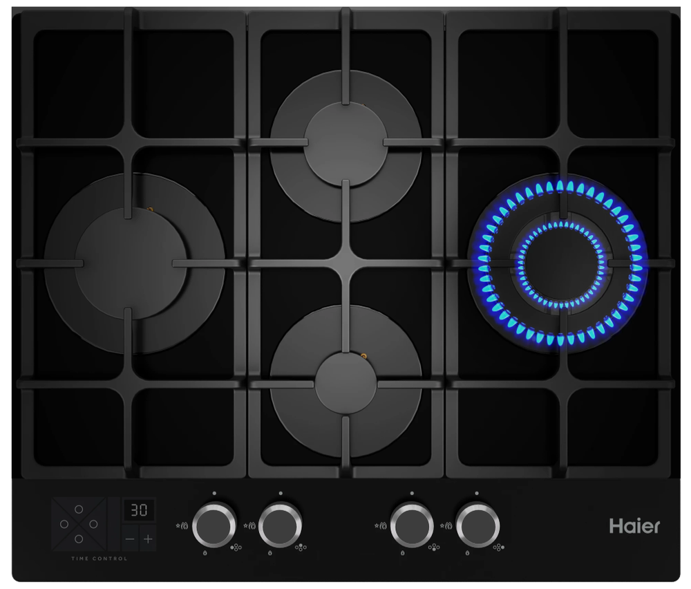 Фото товара: Haier HHX-G64CWSB газовая поверхность
