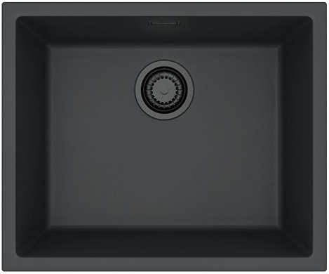 Фото товара: ALVEUS OMNI 30 GRANITAL DEEP BLACK-G90 BE, мойка, гранит, черный матовый (в комп. с сифоном 1148151)