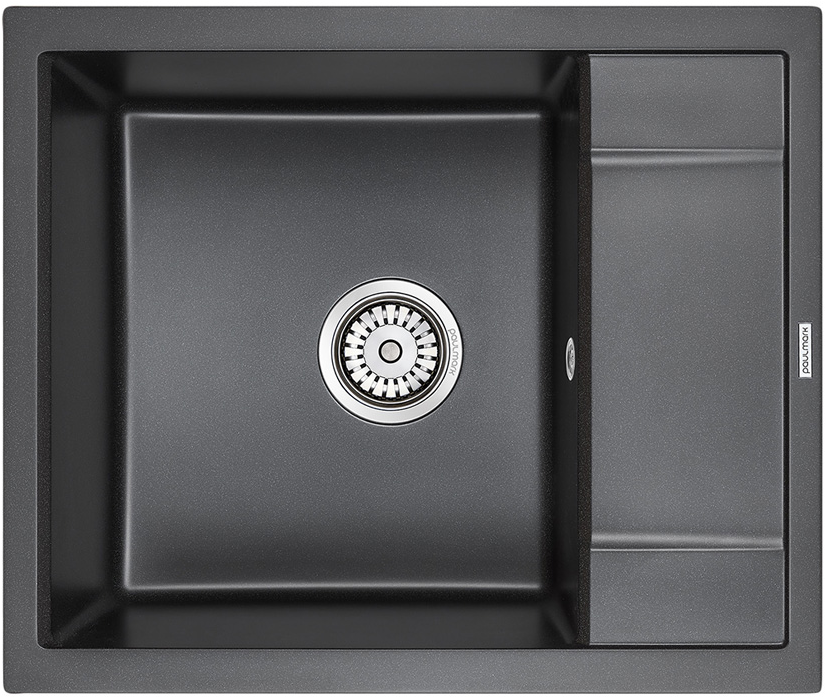 Детальное фото товара: Paulmark FLUGEN 50-600, мойка, гранит, черный  