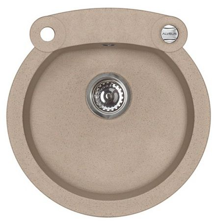 Фото товара: ALVEUS ROLL 10 GRANITAL BEIGE-G55, мойка, гранит, бежевый (в комплекте с сифоном 1105296)