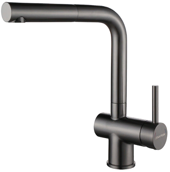 Фото товара: Paulmark DOSSE, смеситель, вороненая сталь