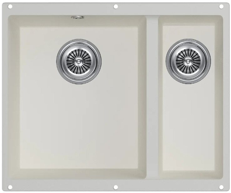 Фото товара: KUCHENSTERN UNDER 60-2, мойка, гранит, ваниль