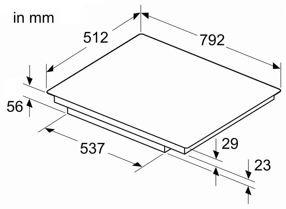 Детальное фото товара: NEFF T68PTV4L0 индукционная поверхность
