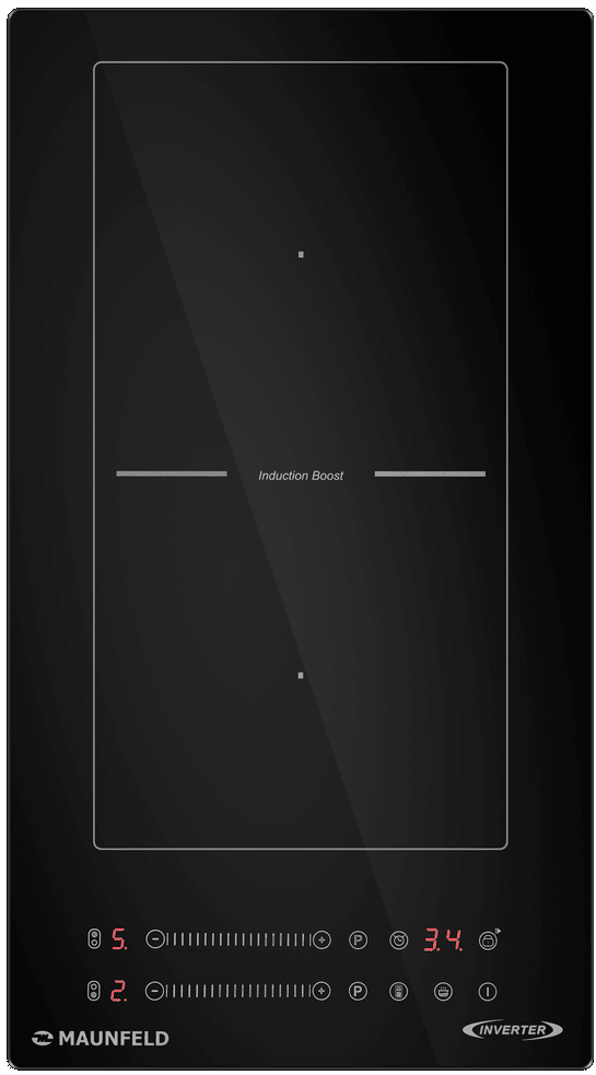 Maunfeld CVI292S2BBK Inverter Детальное фото товара: Maunfeld CVI292S2BBK Inverter индукционная поверхность