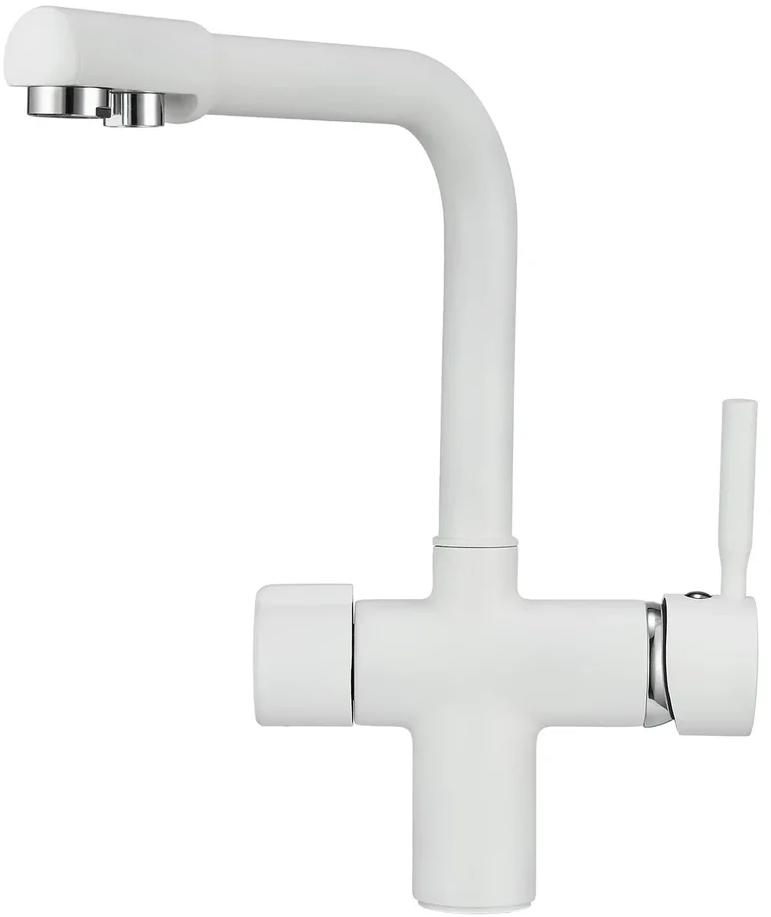 Фото товара: GRANULA 2088 смеситель, гранит, арктик (белый)