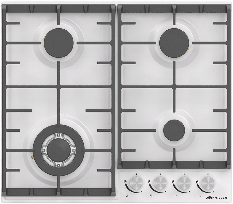 MILLEN MGH 602 WH Фото товара: MILLEN MGH 602 WH газовая поверхность