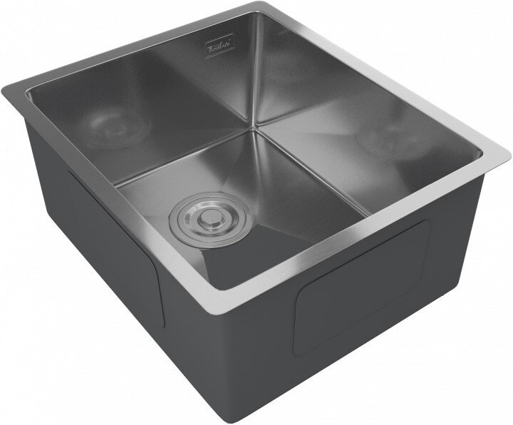 Детальное фото товара: Rivelato RINOX 3844 UN INOX, мойка, нержавеющая сталь