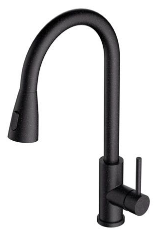 Фото товара: ALVEUS PRIMROSE PS CARBON G91, смеситель, гранит, карбон