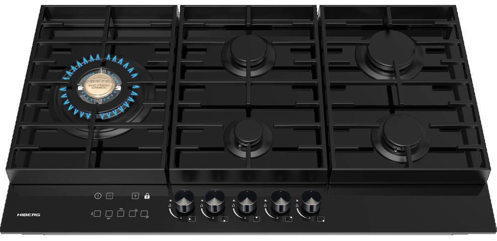 Детальное фото товара: HIBERG VM 9155 B газовая поверхность