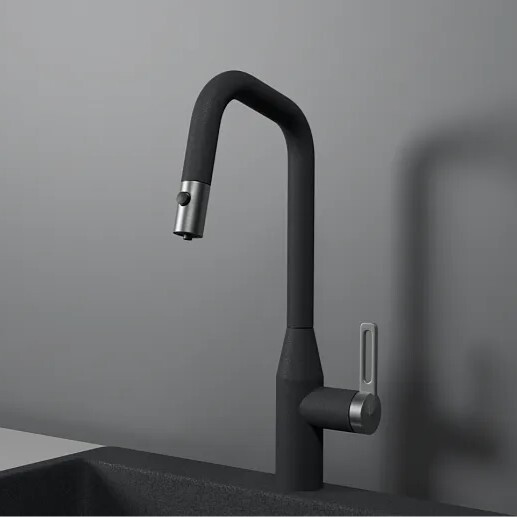 Фото товара: GRANULA 8171 смеситель, гранит, графит