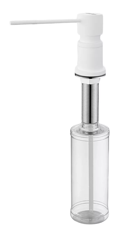 Paulmark KRAFT, дозатор для моющего средства, белый матовый Фото товара: Paulmark KRAFT, дозатор для моющего средства, белый матовый