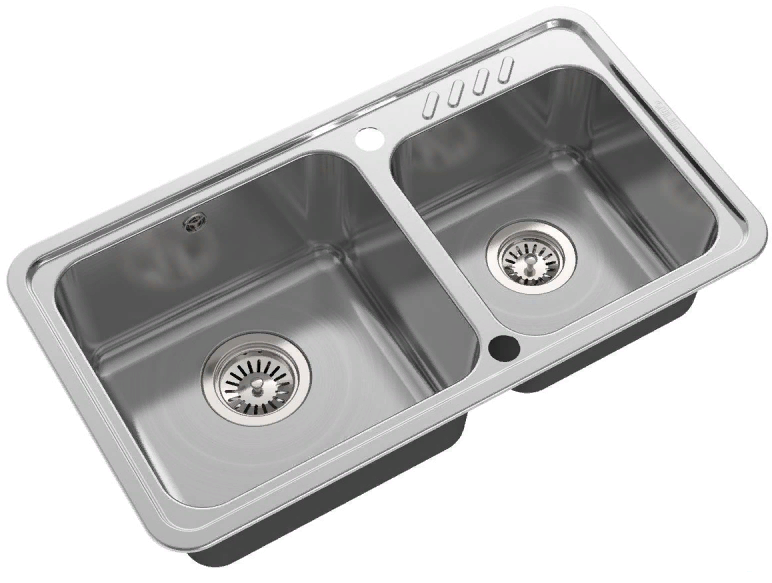 Фото товара: Oulin OL-H9903 (F&P), мойка, нержавеющая сталь сатин