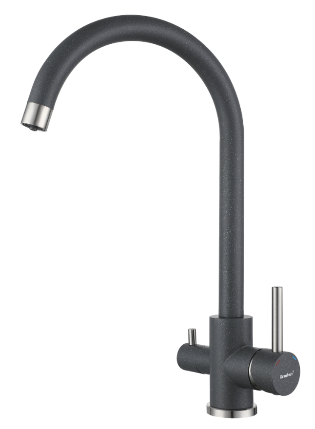 Фото товара: GranFest GF-Z-5420, смеситель, гранит, темно-серый