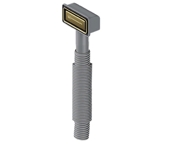 Фото товара: Omoikiri OV-1-S-GM Перелив для моек, вороненая сталь