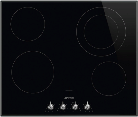 Фото товара: Smeg SE364ETBM стеклокерамическая поверхность