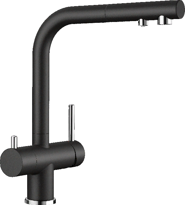 Фото товара: Blanco Fontas-S II, смеситель, гранит, черный