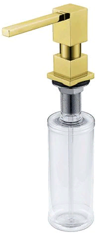 Детальное фото товара: ALVEUS KORK 0,5L GOLD, дозатор для моющего средства, золото