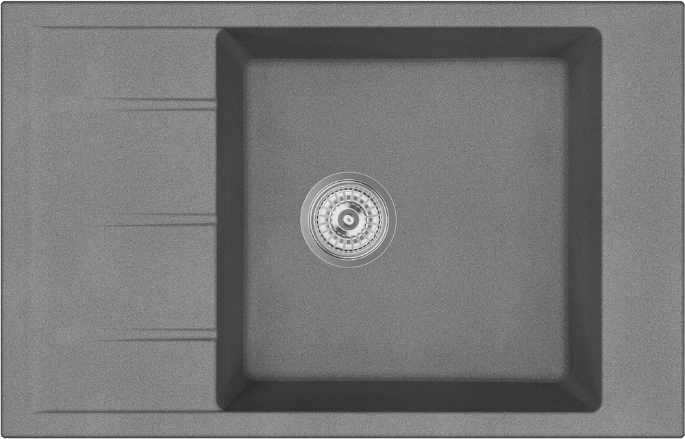 Детальное фото товара: Emar EMQ-1780.Q, мойка, гранит, антрацит