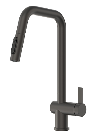 Фото товара: GRANULA 7273 смеситель, графит матовый