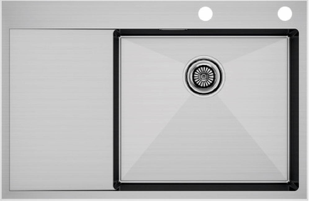 Фото товара: Paulmark KRONER-EDGE 78F, мойка, нержавеющая сталь брашированная, правая