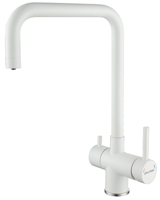 Фото товара: Paulmark WETTER, смеситель, белый матовый