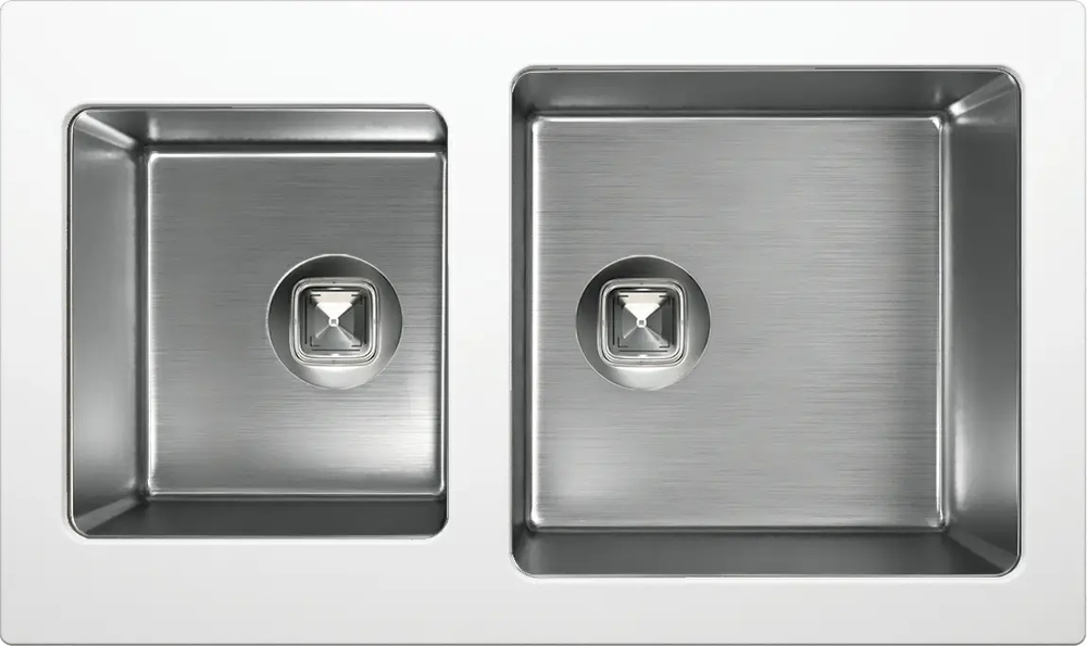 Фото товара: Tolero Twist TTS-840, мойка, гранит/нержавеющая сталь, туман