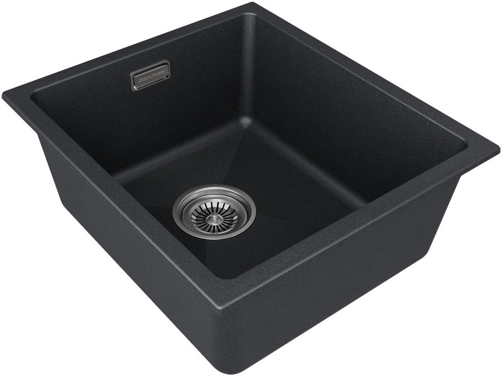 Детальное фото товара: Paulmark LUMI 41UNI, мойка, гранит, черный