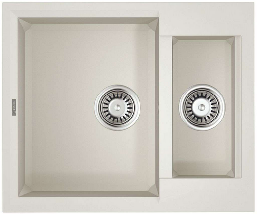 Фото товара: Omoikiri Sakaime 60-2-WH, мойка, гранит, белый