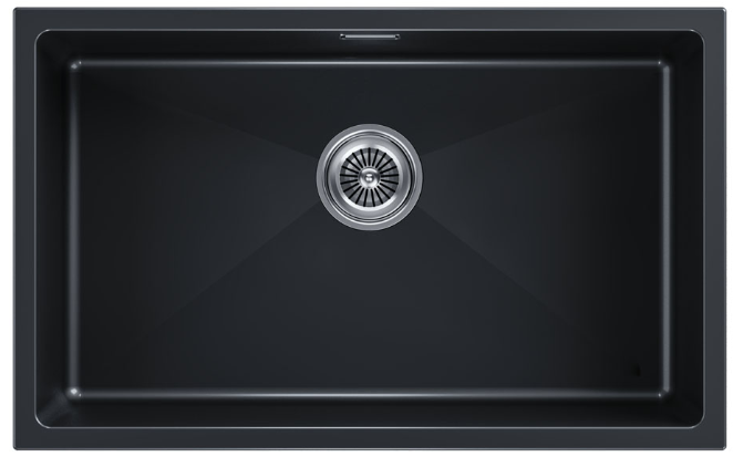 Детальное фото товара: Paulmark LUMI 74UNI, мойка, гранит, черный металлик