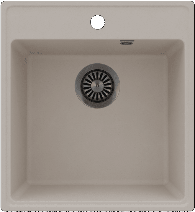 Фото товара: Maunfeld Perla 460 MFQS-460LBG, мойка, гранит, светло-бежевый