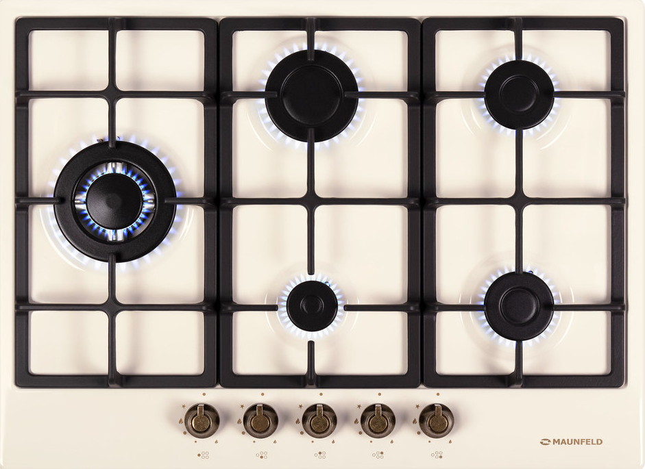 Детальное фото товара: Maunfeld EGHE.75.33CBG1.R/G газовая поверхность