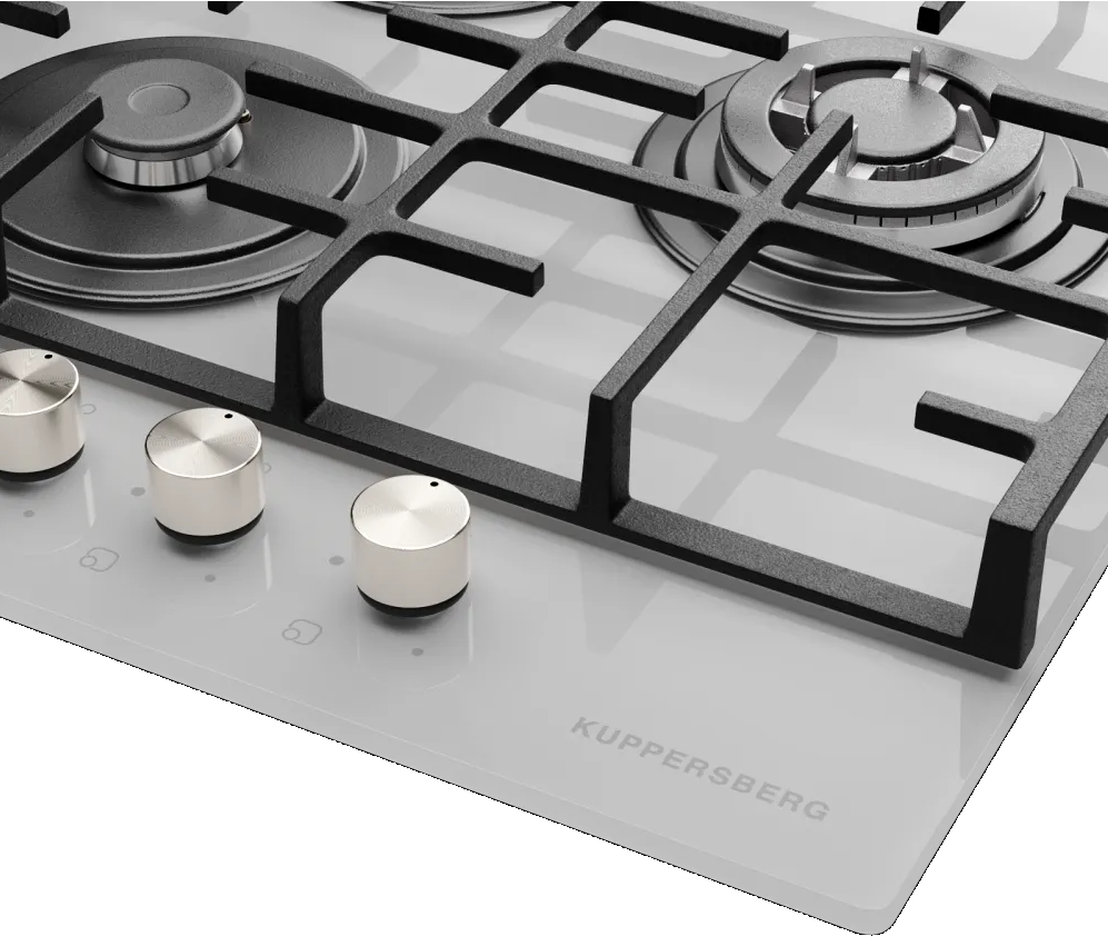 Kuppersberg FG 45 W Детальное фото товара: Kuppersberg FG 45 W газовая поверхность