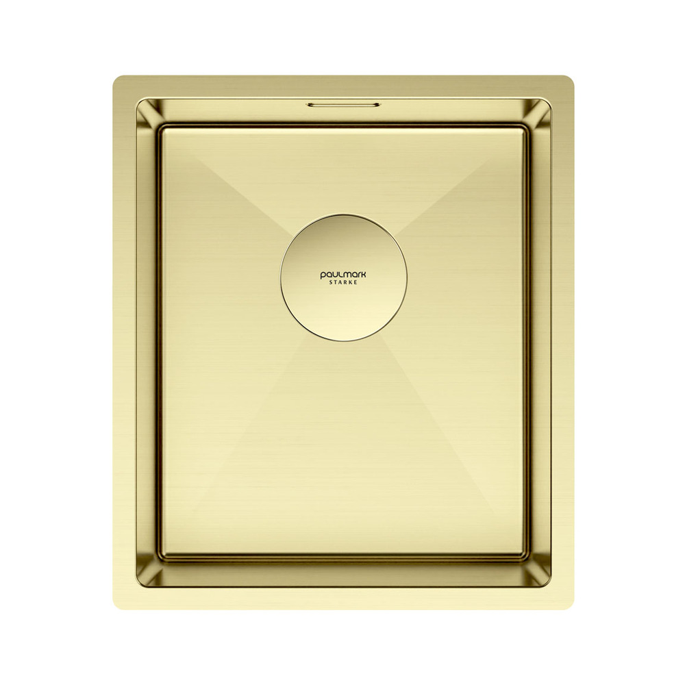 Детальное фото товара: Paulmark NEXT 38 UNI, мойка, нержавеющая сталь, светлое золото