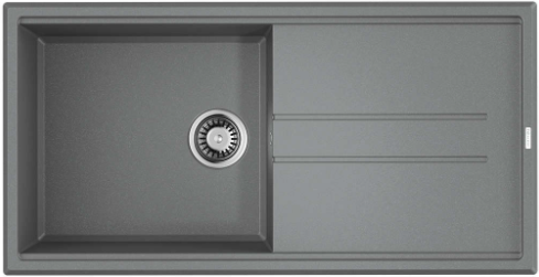 Фото товара: Omoikiri Tedori 100-GR, мойка, гранит, leningrad grey