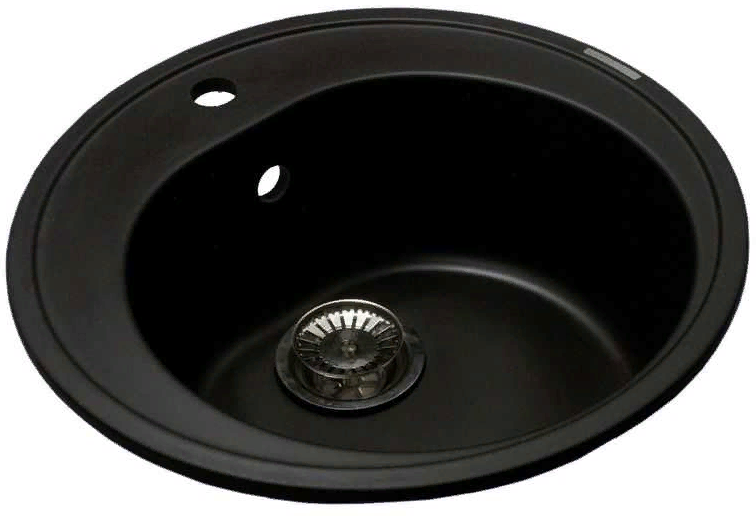 LAVA R.2 BASALT, мойка, гранит, черный Детальное фото товара: LAVA R.2 BASALT, мойка, гранит, черный