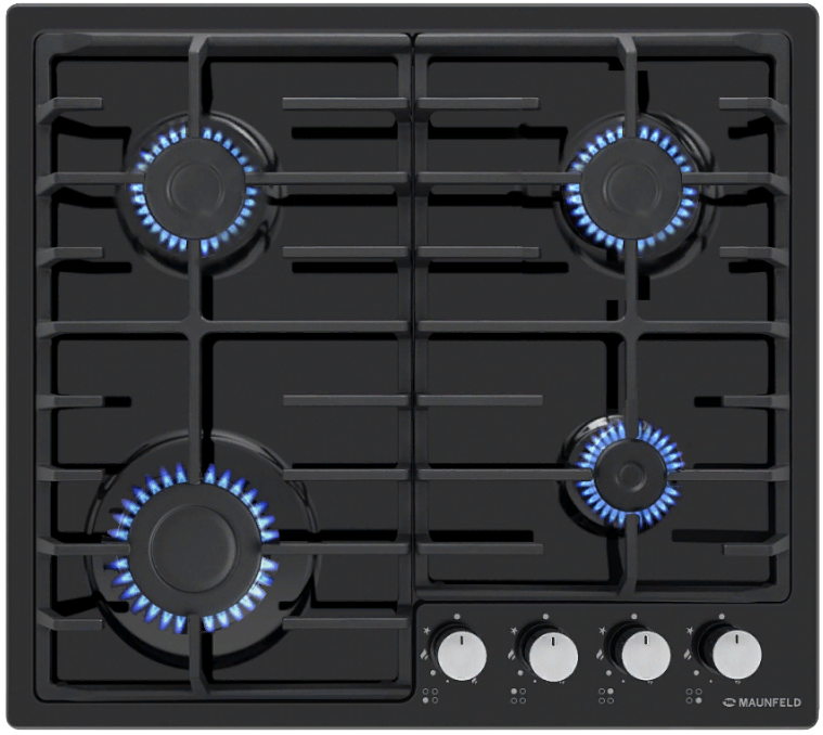 Фото товара: Maunfeld EGHE.64.3STS-EB/G газовая поверхность