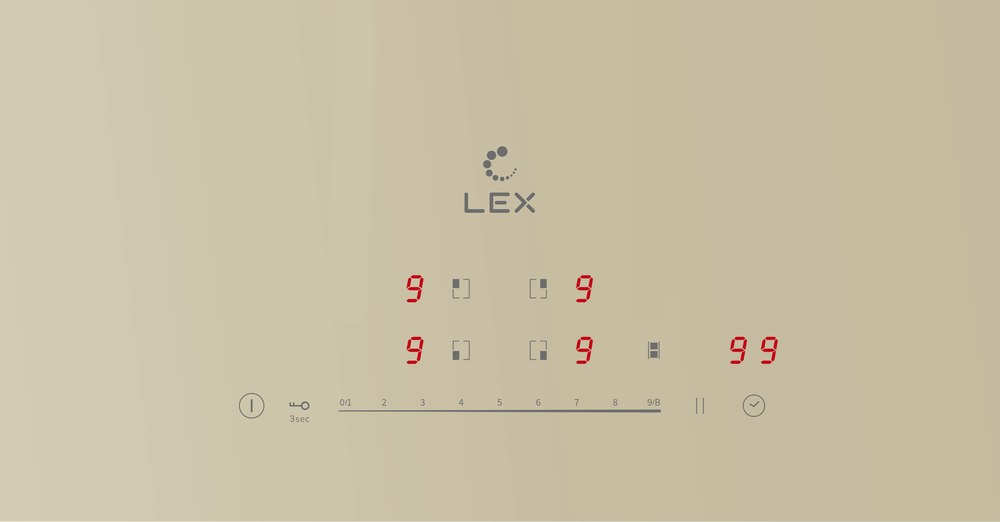 LEX EVI 641B IV Детальное фото товара: LEX EVI 641B IV индукционная поверхность