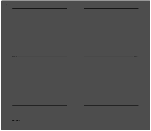 Детальное фото товара: ASKO HI2643FMG1 индукционная поверхность