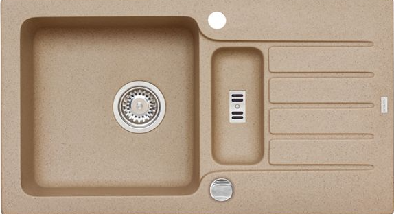 ALVEUS NIAGARA 70, мойка, гранит, бежевый (с сифоном 1105297) Фото товара: ALVEUS NIAGARA 70, мойка, гранит, бежевый (с сифоном 1105297)