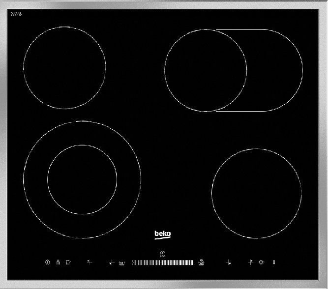 Фото товара: Beko HIC 64503 TX стеклокерамическая поверхность