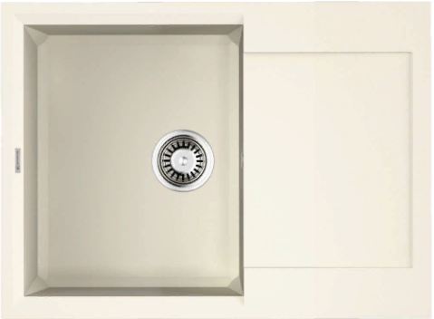 Фото товара: Omoikiri Sakaime 68-WH, мойка, гранит, белый