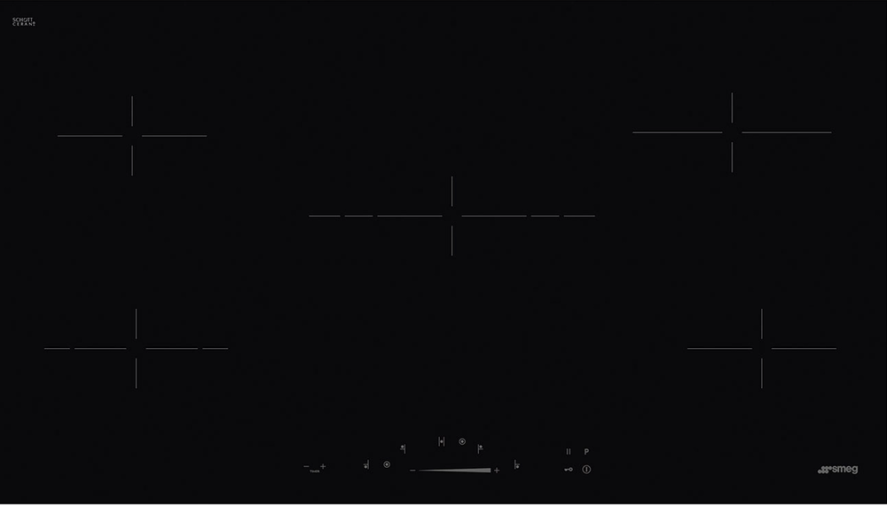 Детальное фото товара: Smeg SE495ETD стеклокерамическая поверхность