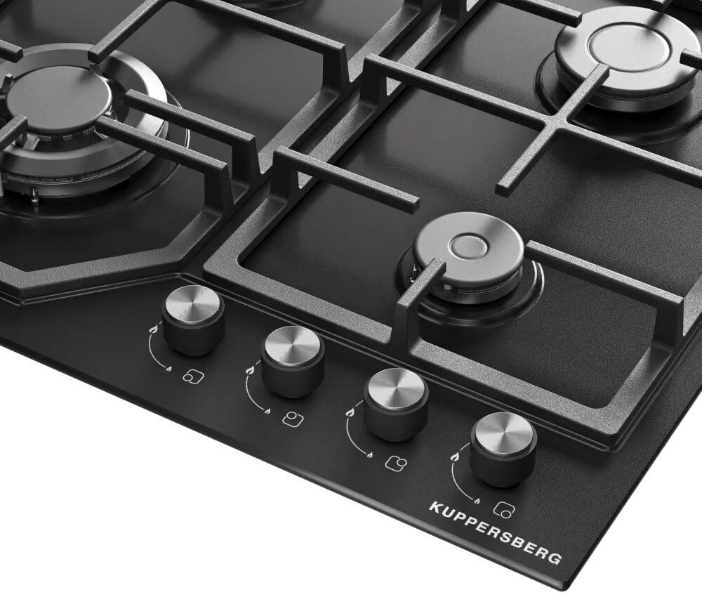 Kuppersberg TS 68 B Детальное фото товара: Kuppersberg TS 68 B газовая поверхность