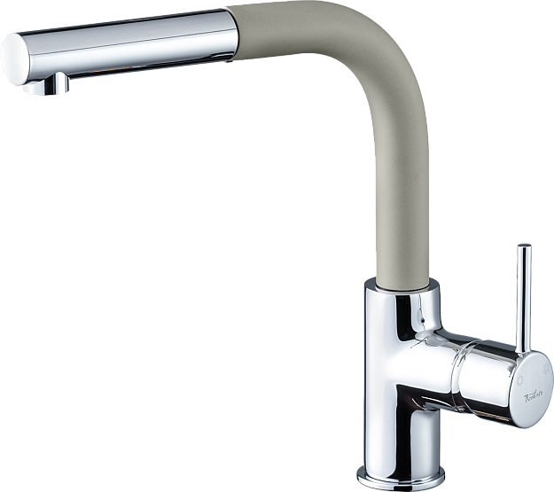 Фото товара: Rivelato LEDRO 9022203 topazio/cromo, смеситель, гранит, топаз/хром