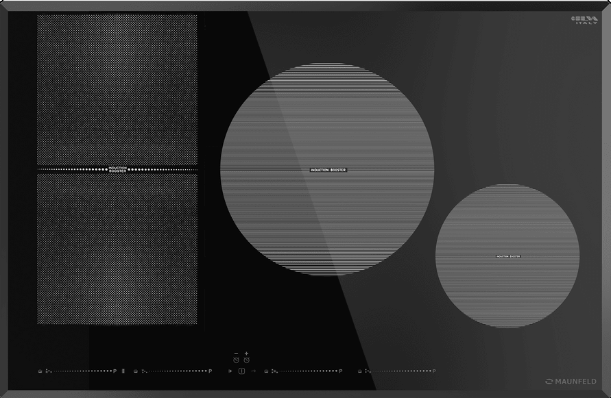 Фото товара: Maunfeld CVI804SFBK LUX индукционная поверхность