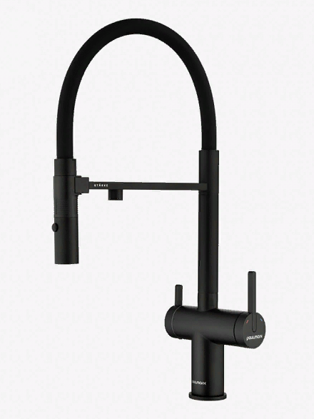 Paulmark GRAVITY, смеситель, антрацит, черный шланг Фото товара: Paulmark GRAVITY, смеситель, антрацит, черный шланг