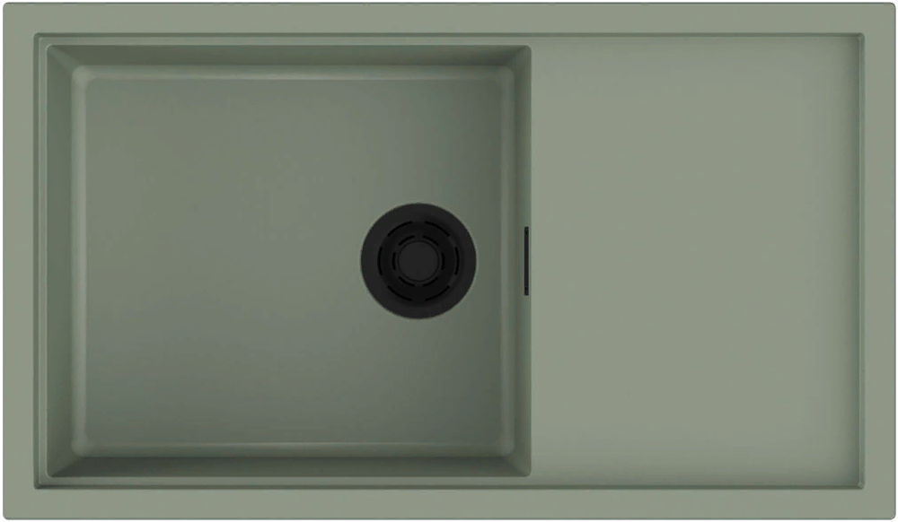 Фото товара: Omoikiri Sintesi 86-WG, мойка, керамика, wind green