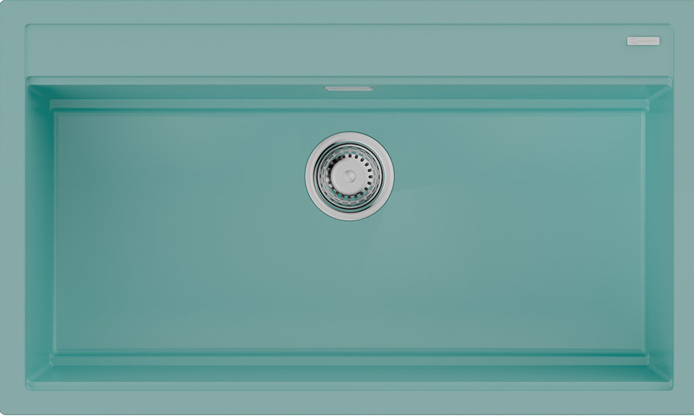 Фото товара: Omoikiri Kitagawa 86-LB-AZ, мойка, керамика, лазурно- голубой